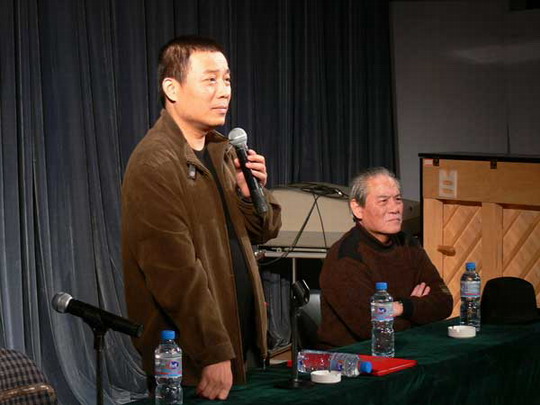 著名影视导演、制片人江平先生作客我院