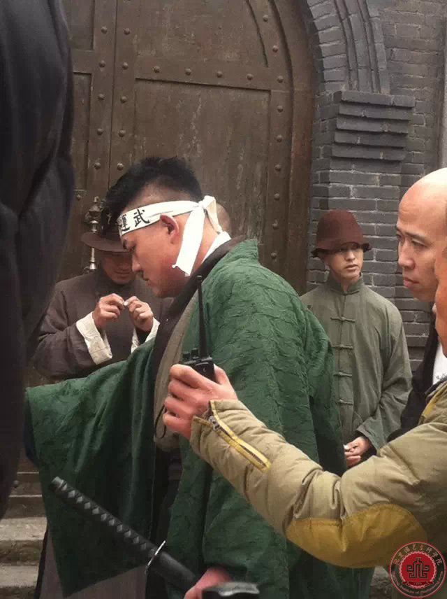 辅导员带领14级学生在嘉兴影视基地实习