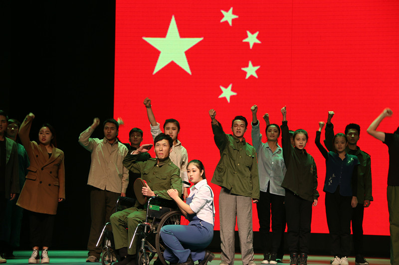 表演系2014级武术形体结业汇报在北演剧场上演