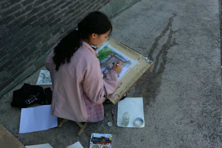     艺术设计系18级------写生篇