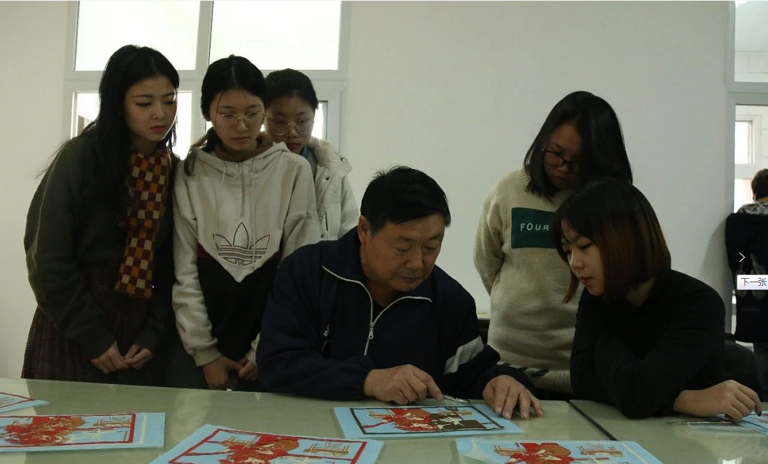 艺术设计系剪纸工作室火热进行中