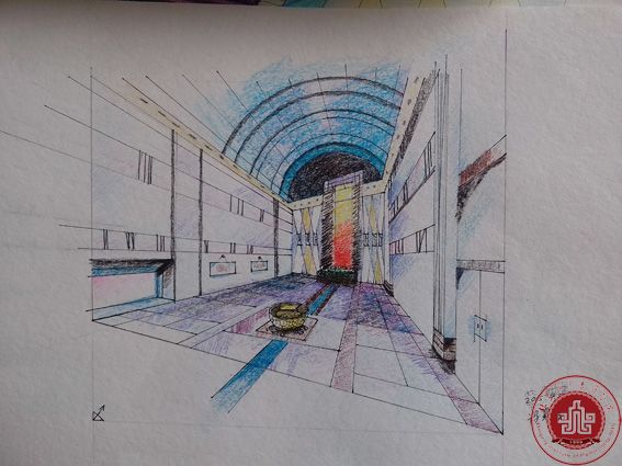 环境艺术设计专业2014—2015年手绘作品赏析