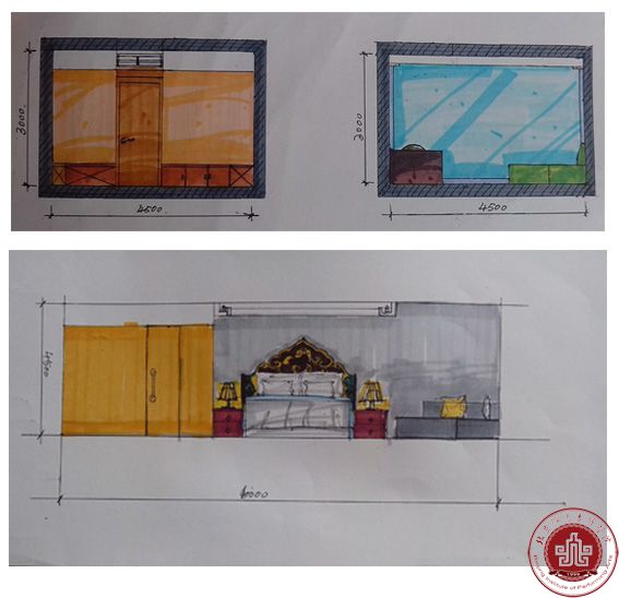 环境艺术设计专业2014—2015年手绘作品赏析