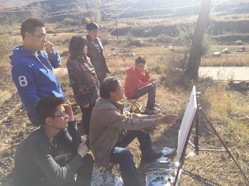 艺术设计系2014级驿马图采风写生行