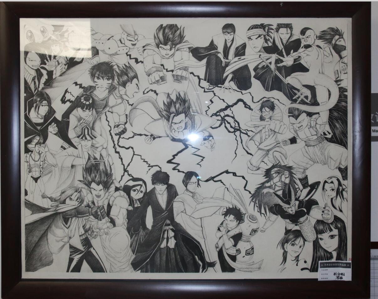 我院艺术设计系举办动漫作品展