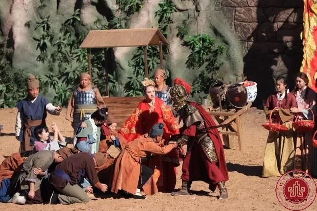 我院师生参演实景音乐剧《木兰花开》祖山上演