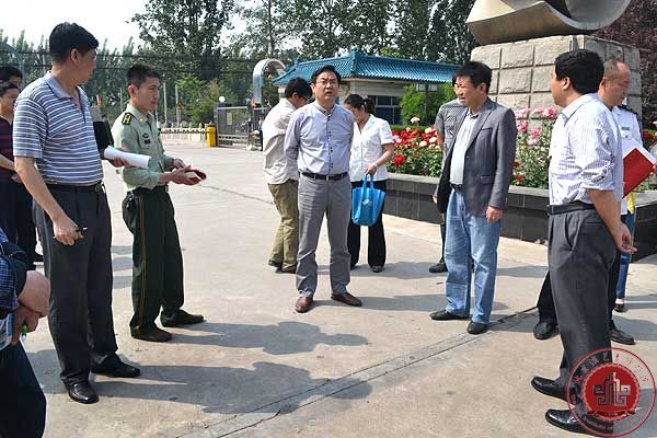 集团领导莅临我院进行安全检查