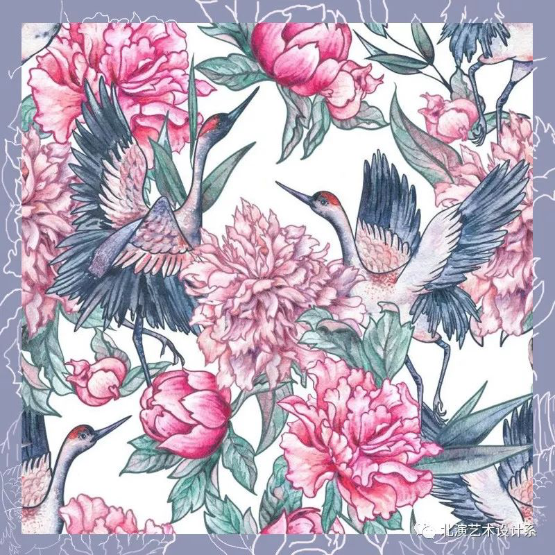 “图案魅力”||图案设计与丝巾的碰撞