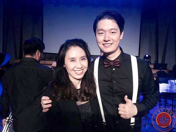 莫冰老师受美籍华裔音乐家丁妮女士之邀参加“央音爵士音