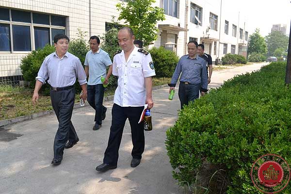 集团领导莅临我院进行安全检查