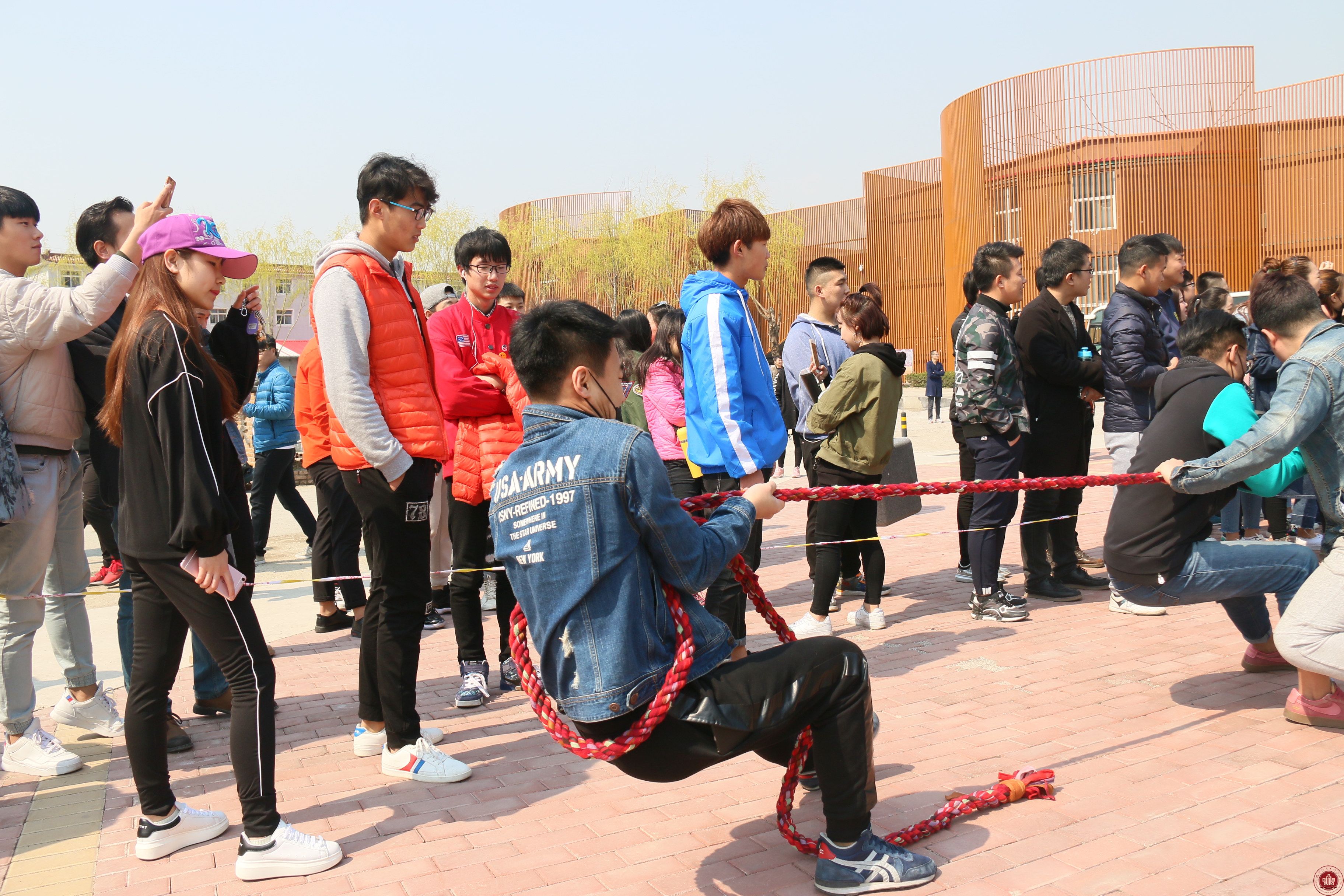 活力青春绽放校园 北演举行拔河比赛 活力青春绽放校园 北演举行拔河比赛