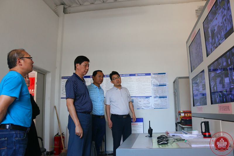 精英集团安全工作联合检查组对我院进行安全检查