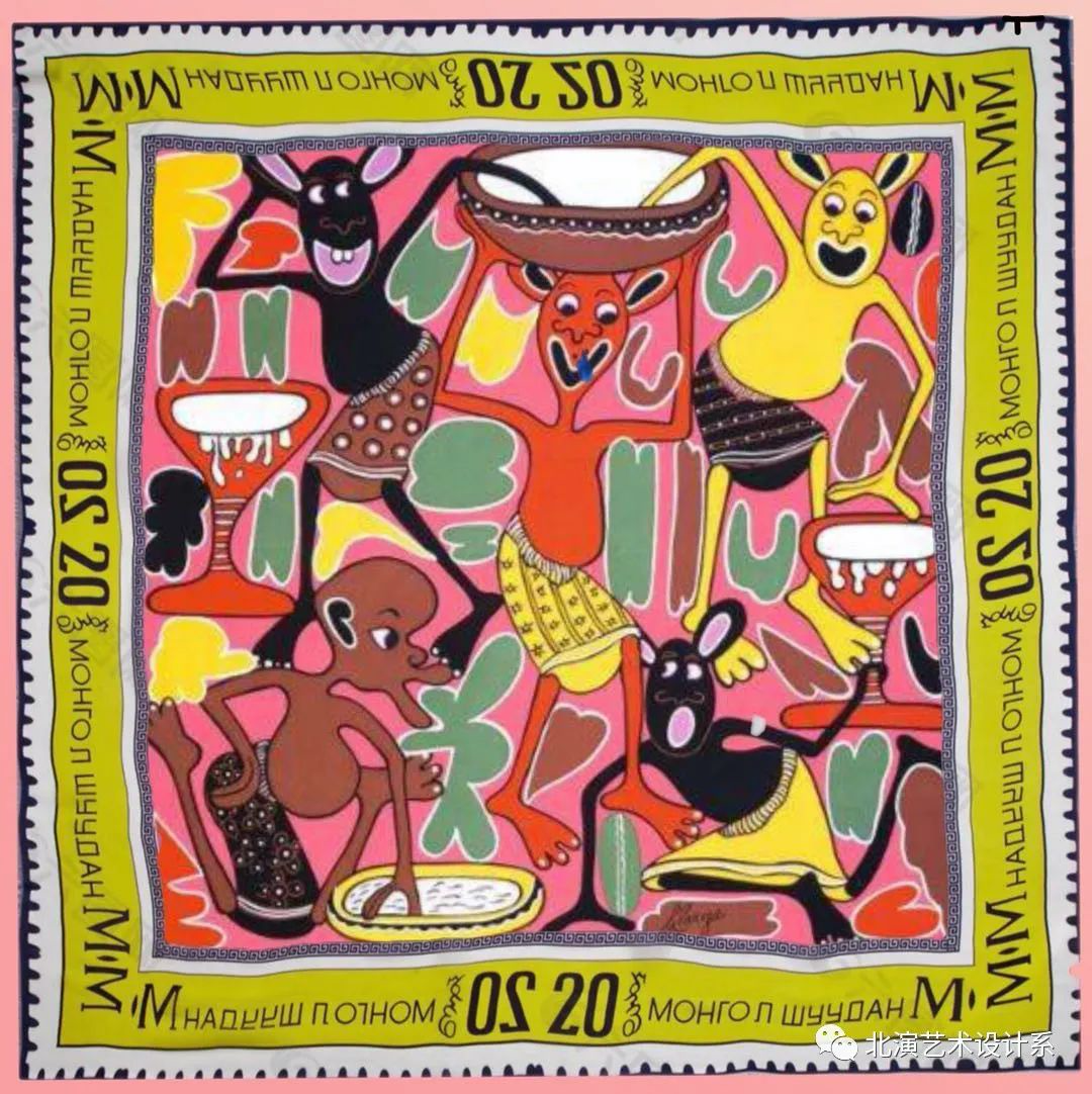 “图案魅力”||图案设计与丝巾的碰撞