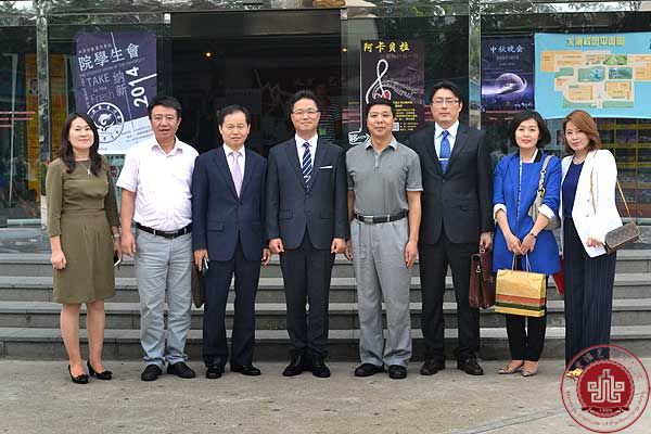 韩国西海大学一行来北演访问