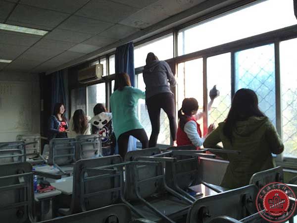 文管系“三文明建设”第一步 文管系“三文明建设”第一步