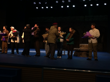 《黄土谣》终场 《黄土谣》终场