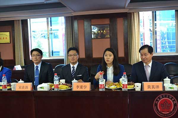 韩国西海大学一行来北演访问