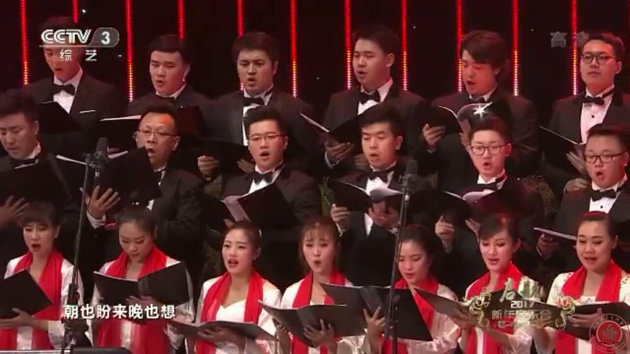 我院音乐系学生参加中央电视台新年音乐会 我院音乐系学生参加中央电视台新年音乐会