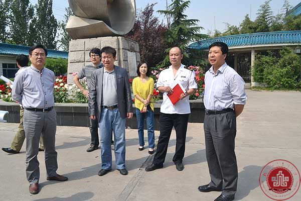 集团领导莅临我院进行安全检查