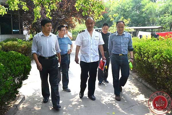 集团领导莅临我院进行安全检查