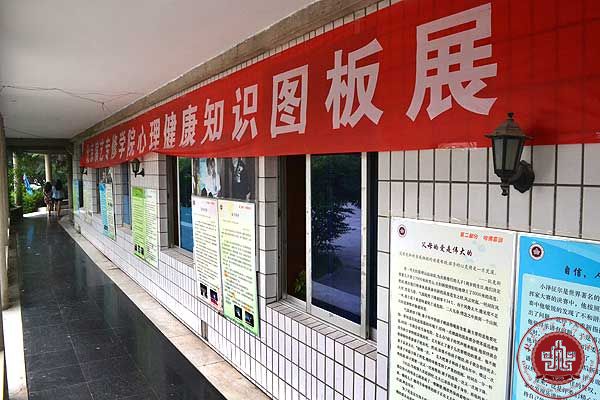 学院为2014级新生举办心理健康知识图板展