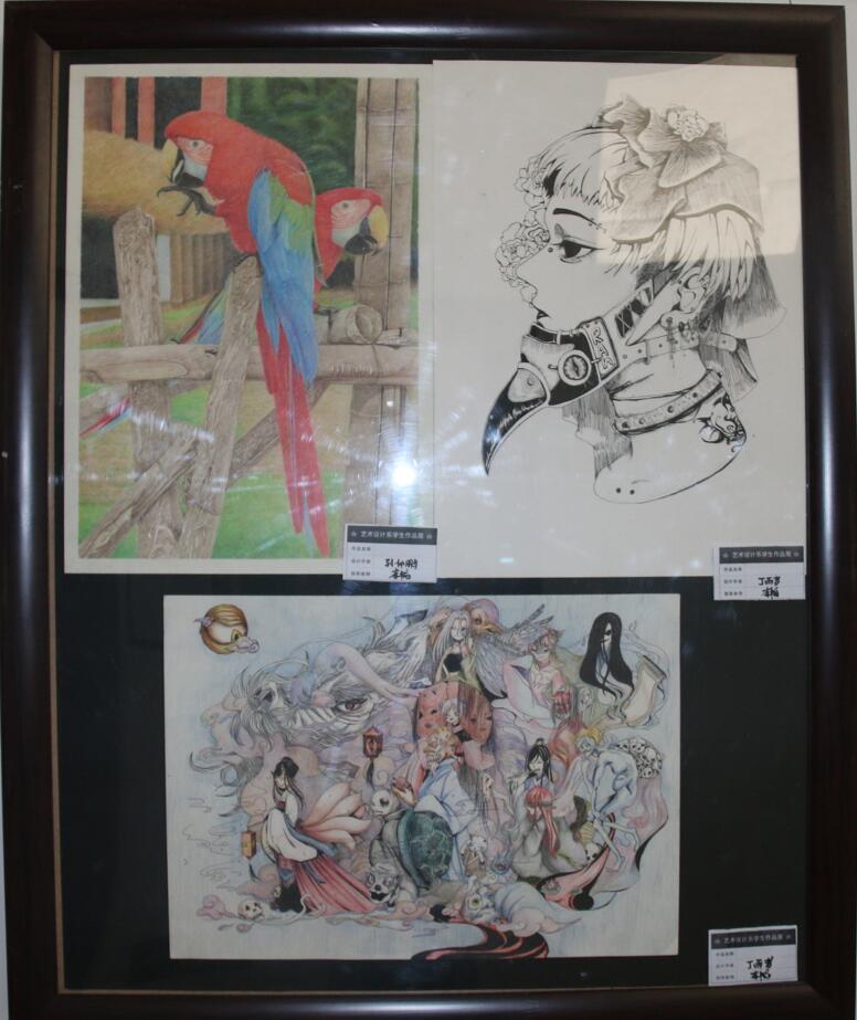 我院艺术设计系举办动漫作品展