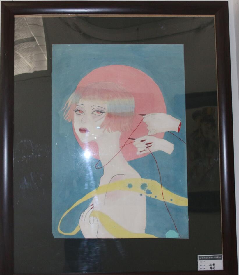 我院艺术设计系举办动漫作品展
