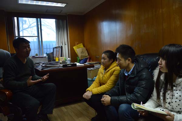 文管系记者站——学院领导采访 文管系记者站——学院领导采访